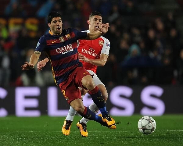 Gabriel vs. Luis Suarez: A Football Showdown in the UEFA Champions League - Arsenal vs. Barcelona