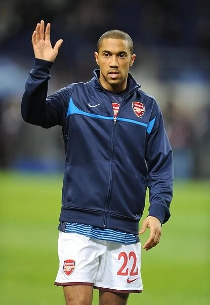 Gael Clichy in Action: Arsenal vs. FC Porto, UEFA Champions League First Knock-out Round (1st Leg)