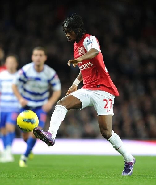 Gervinho in Action: Arsenal vs. Queens Park Rangers, Premier League 2011-12