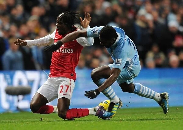 Gervinho vs Kolo Toure: Intense Rivalry at the Etihad (Manchester City vs Arsenal, 2011-12)