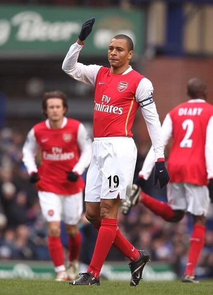 Gilberto's Glory: Arsenal's Hard-Fought 1-0 Victory Over Everton, March 2007