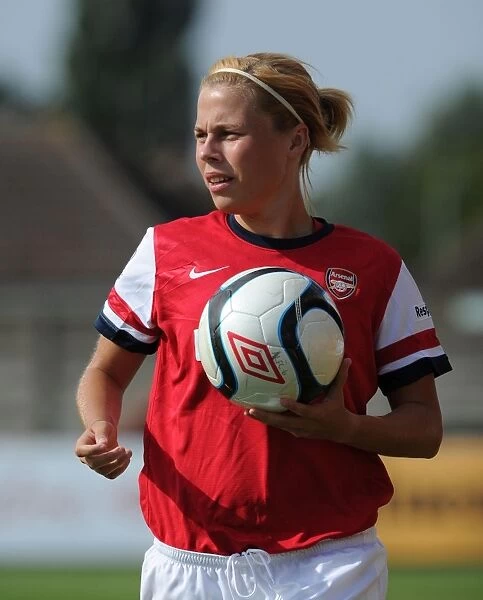 Gilly Flaherty in Action: Arsenal Ladies vs. Lincoln Ladies, FA WSL (2012)