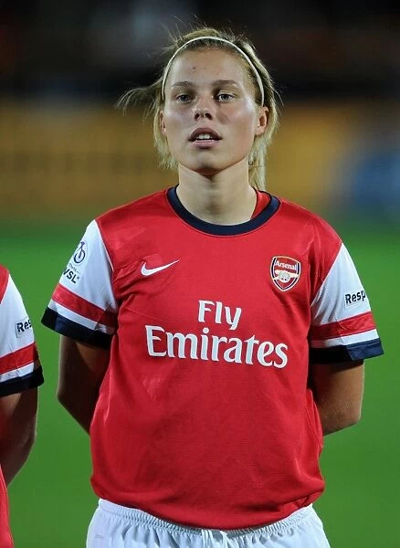 Gilly Flaherty in Action: Arsenal Ladies vs. Birmingham City Ladies - FA WSL Continental Cup Final