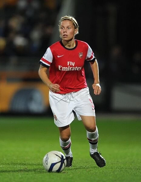 Gilly Flaherty in Action: Arsenal Ladies vs. Birmingham City Ladies - WSL Cup Final (2012-13)