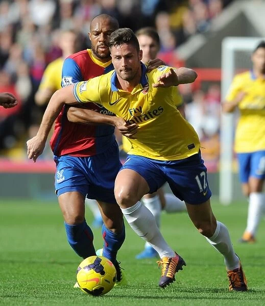 Giroud Surges Past Gabbidon: Crystal Palace vs. Arsenal, Premier League 2013-14