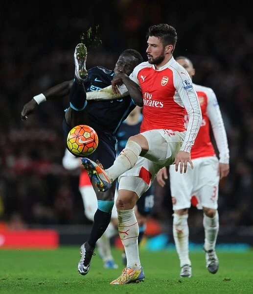 Giroud vs Sagna: Battle at Emirates - Arsenal vs Manchester City (2015-16)