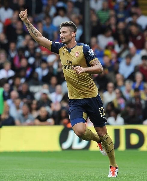 Giroud's Premier League Debut for Arsenal vs. Crystal Palace, 2015-16