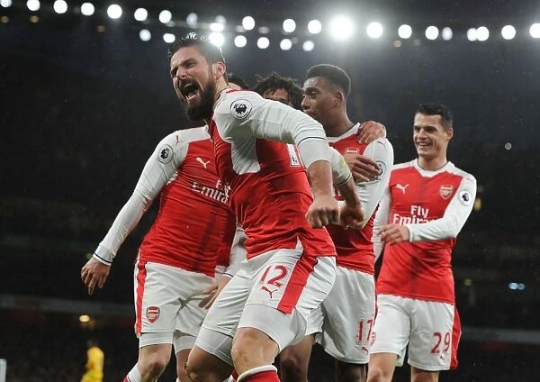Giroud's Strike: Arsenal's Premier League Victory Over Crystal Palace (2016-17)