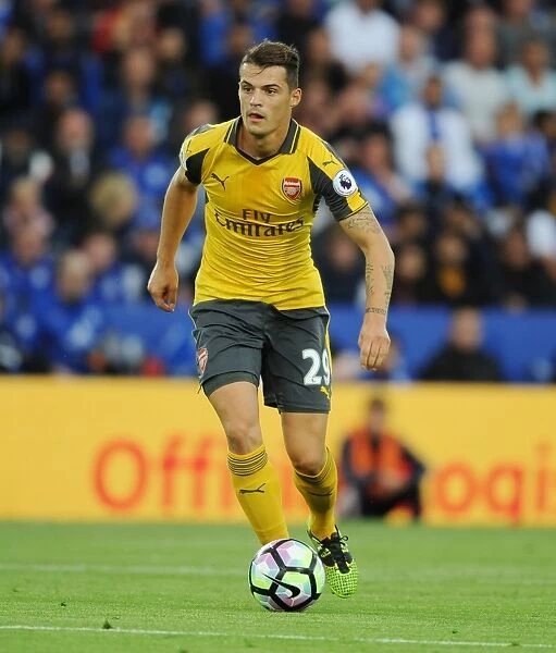 Granit Xhaka in Action: Arsenal vs Leicester City, 2016-17 Premier League Clash