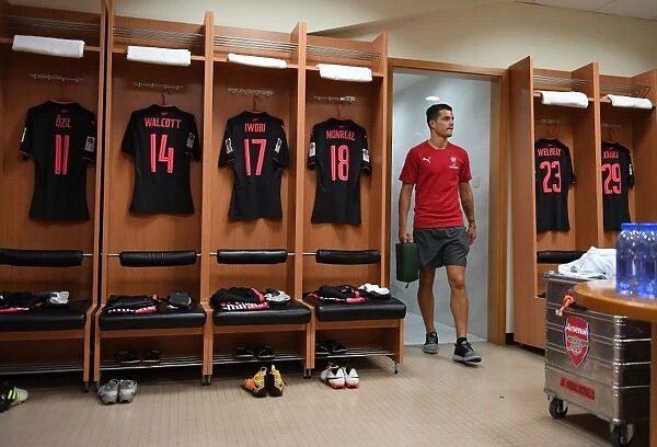 Granit Xhaka: Arsenal Manager's Pre-Season Preparation with Bayern Munich in Shanghai, 2017