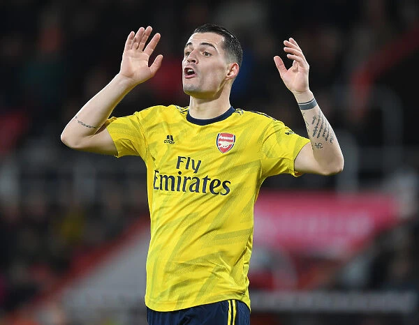Granit Xhaka: Arsenal's Midfield Maestro Dazzles in FA Cup Battle Against AFC Bournemouth