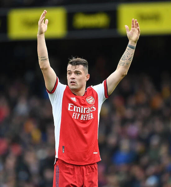 Granit Xhaka: Arsenal's Midfield Maestro Leads to Victory Against Watford in Premier League 2021-22