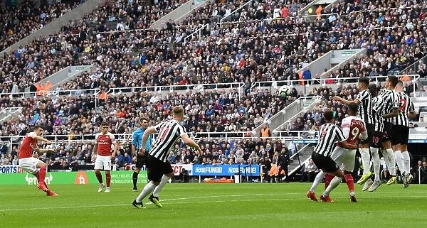 Granit Xhaka Scores First Goal: Newcastle United vs. Arsenal FC, Premier League 2018-19