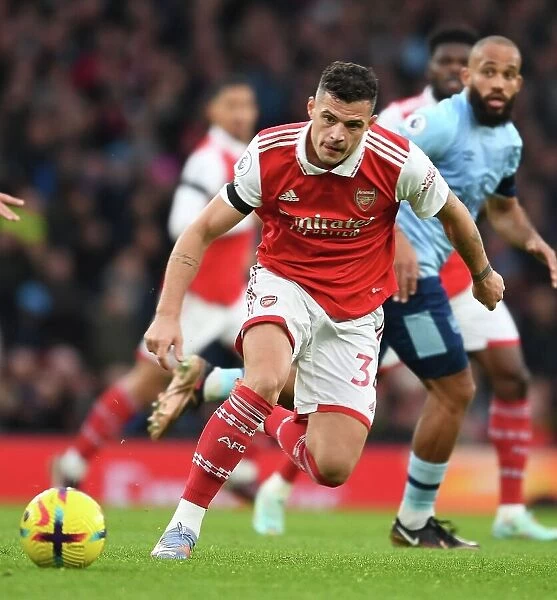 Granit Xhaka's Standout Midfield Display: Arsenal's Victory Against Brentford in Premier League 2022-23