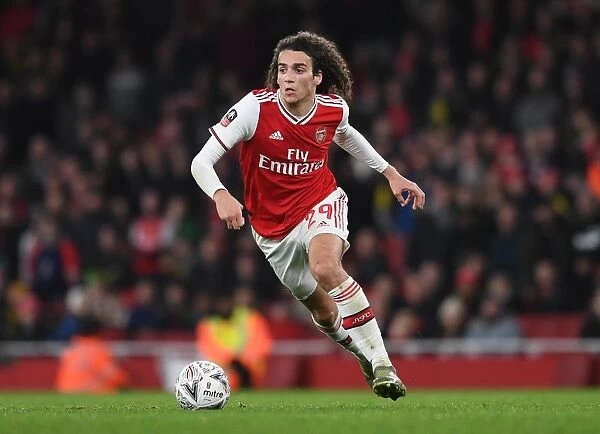 Guendouzi in Action: Arsenal vs Leeds United, FA Cup 2019-20
