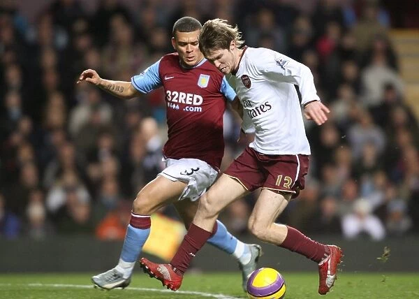 Head-to-Head: Hleb's Double Strike Against Bouma's Aston Villa in Arsenal's 2:1 Victory