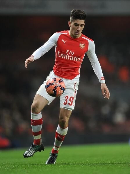 Hector Bellerin: In Action for Arsenal in FA Cup Clash Against Hull City (2014-15)