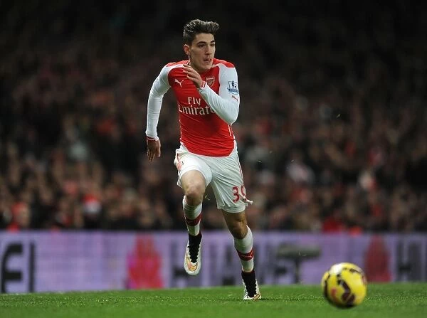 Hector Bellerin in Action: Arsenal vs Newcastle United, Premier League 2014 / 15