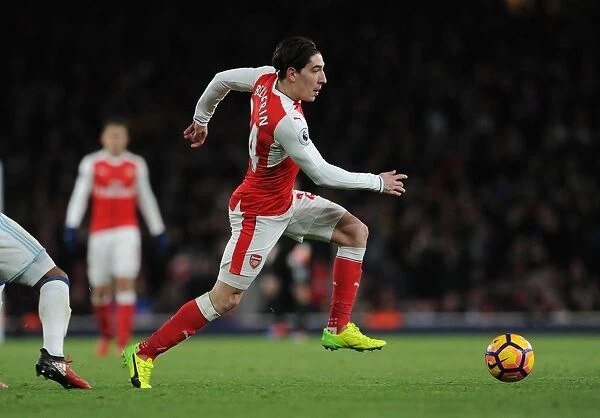 Hector Bellerin in Action: Arsenal vs West Bromwich Albion, Premier League 2016-17
