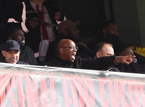 Ian Wright at Arsenal's Emirates Stadium: Arsenal FC vs AFC Bournemouth, Premier League 2019-20