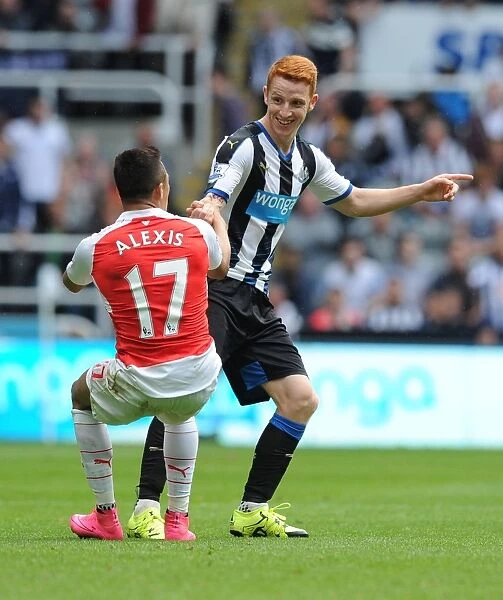 Intense Clash: Alexis Sanchez vs. Jack Colback at Newcastle United (2015-16)