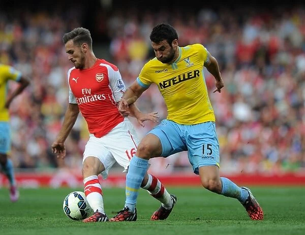 Intense Clash: Ramsey vs Jedinak, Arsenal vs Crystal Palace, Premier League 2014 / 15