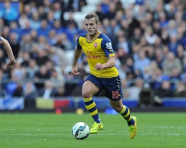 Jack Wilshere: In Action Against Everton in Premier League 2014 / 15