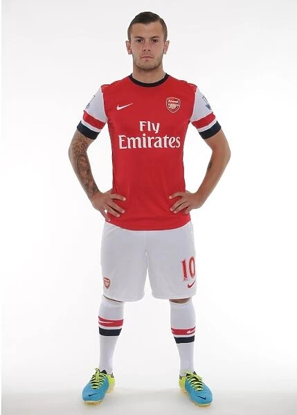 Jack Wilshere at Arsenal FC 2013-14 First Team Photocall