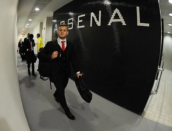 Jack Wilshere: Arsenal Home Changing Room Before Arsenal vs Hull City, Premier League 2014-15