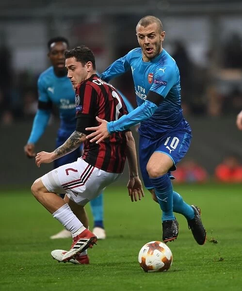 Jack Wilshere Dances Past Davide Calabria: Arsenal vs AC Milan, UEFA Europa League 2018