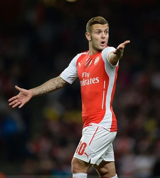 Jack Wilshere Focuses in Arsenal's League Cup Clash Against Southampton