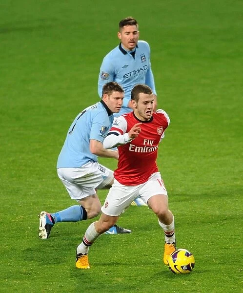 Jack Wilshere vs. Javi Garcia and Gareth Barry: Battle in Midfield - Arsenal v Manchester City, Premier League 2012-13
