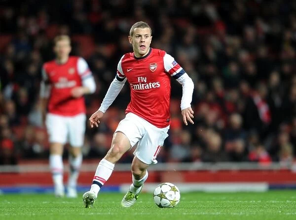 Jack Wilshere's Brilliant Performance: Arsenal's Midfield Mastermind Shines in UEFA Champions League Battle Against Montpellier (2012)