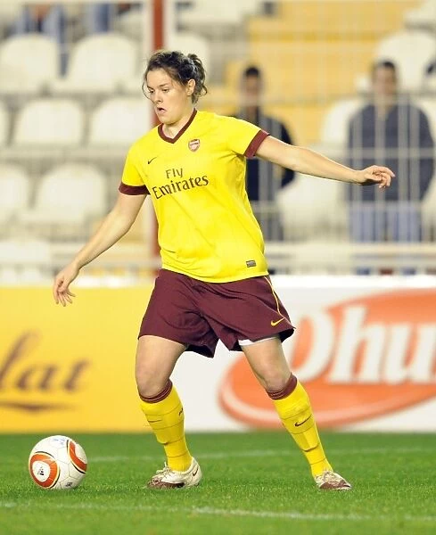 Jennifer Beattie (Arsenal). Rayo Vallecano 2: 0 Arsenal Ladies. UEFA Champions League
