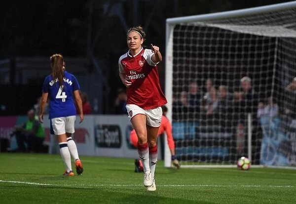 Jodie Taylor Scores Arsenal's Second Goal Against Everton Ladies in Pre-Season Friendly