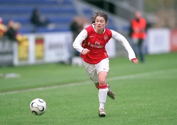Karen Carney in Action: Arsenal vs. Brondby IF, UEFA Women's Cup Semi-Final (2006)