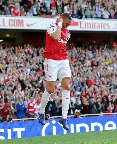 Kieran Gibbs Scores First Goal: Arsenal's Triumphant 3-0 Victory Over Aston Villa (2012)