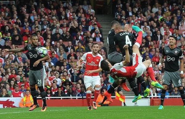 Koscielny's Pressure-Cooker Goal: Arsenal vs. Southampton, Premier League 2016-17