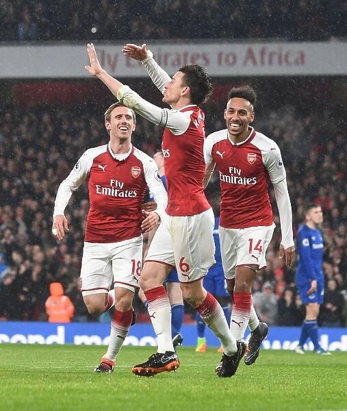 Laurent Koscielny's Double: Arsenal's Victory Over Everton in the Premier League