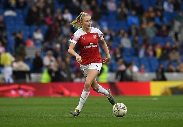 Leah Williamson in Action: Arsenal Women vs. Brighton & Hove Albion Women, FA WSL