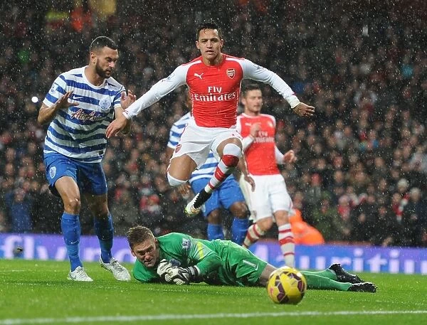 Leaping Past the Keeper: Sanchez vs. Green (Arsenal v QPR, 2014-15)