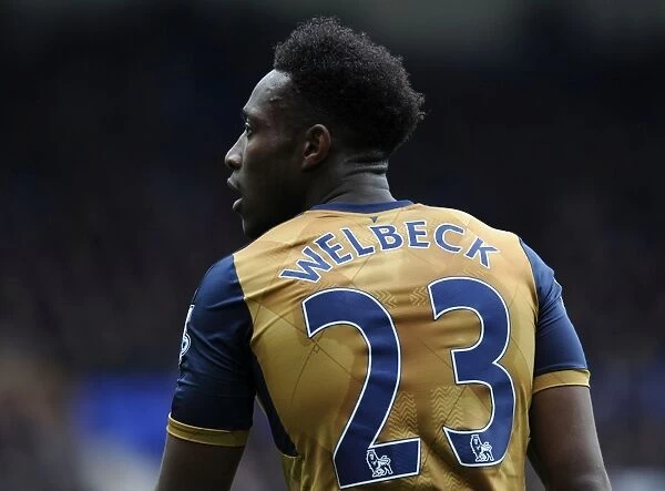 LIVERPOOL, ENGLAND - MARCH 19: Danny Welbeck of Arsenal during the Barclays Premier League match between Everton