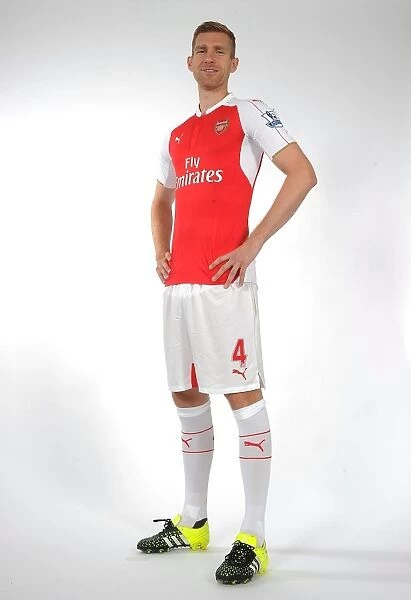 LONDON, ENGLAND - JULY 28: Per Mertesacker of Arsenal at Emirates Stadium on July 28, 2015 in London, England