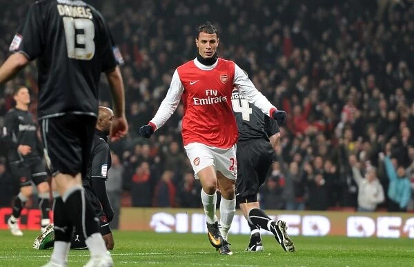 Marouane Chamakh's Thrilling Goal: Arsenal Crushes Leyton Orient 5-0 in FA Cup