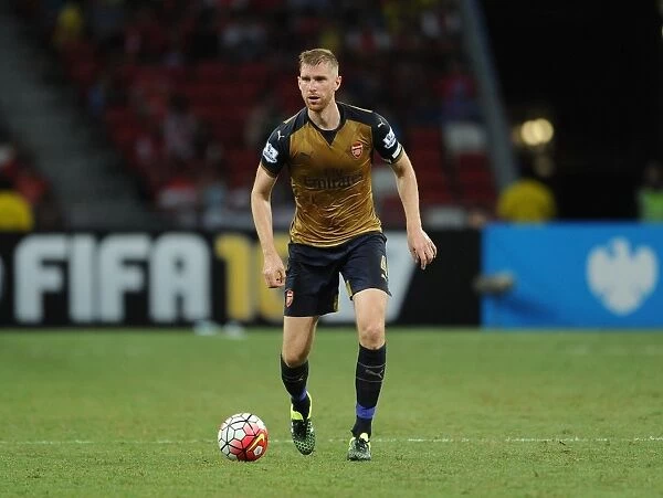 Per Mertesacker in Action: Arsenal vs Singapore XI, Barclays Asia Trophy (2015)