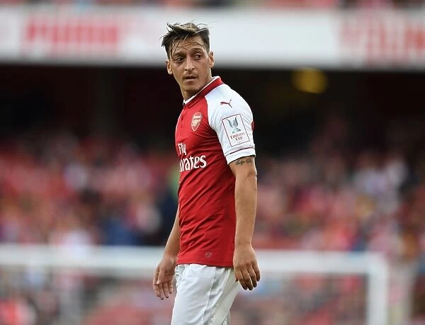Mesut Ozil: In Action for Arsenal Against Sevilla at Emirates Cup 2017-18