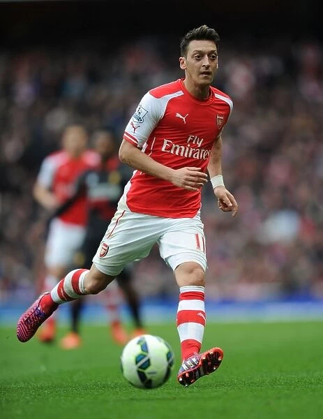 Mesut Ozil in Action: Arsenal vs. Liverpool, Premier League 2014-15