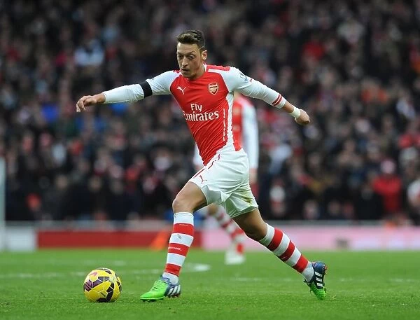 Mesut Ozil in Action: Arsenal vs Stoke City, Premier League 2014-15