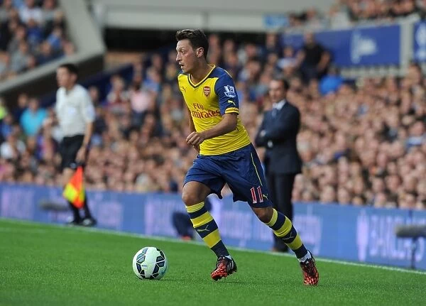 Mesut Ozil in Action: Everton vs. Arsenal, Premier League 2014 / 15