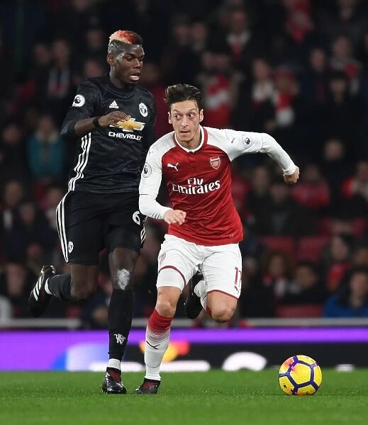 Mesut Ozil Outmaneuvers Paul Pogba: Arsenal vs Manchester United, Premier League 2017-18